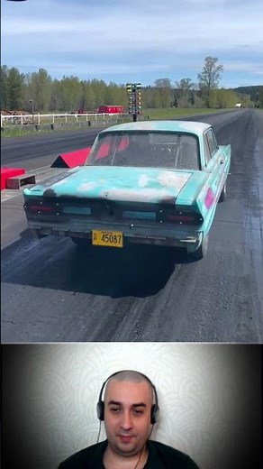 Insane Gasser Burnout! 💨 Vintage Drag Racing