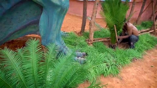 Inside the Dinosaur Slide House and Its Backyard Wonderland