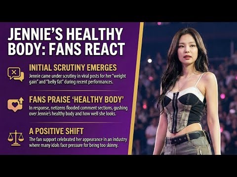 BLACKPINK Jennie Faces Viral Conversations About Weight Changes