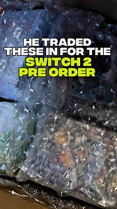 450K views · 1.7K reactions | A viewer traded in all his old video games for the Mario Kart Edition Switch 2 Bundle  | Dennis Collects | Facebook