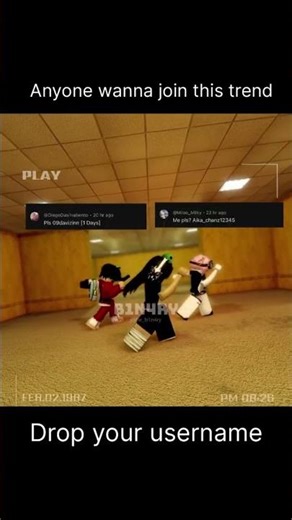 Backroom trend with subscribers #roblox #gaming #shorts #trend