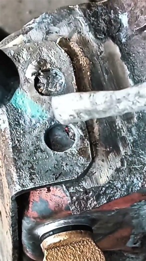 Precision Metal Repair with Brazing Technique #AutomotiveTips #MechanicLife #AutoEducation #shorts