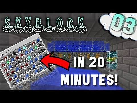 HOW TO BUILD BEST COBBLE GENERATOR - Minecraft Skyblock - Ep 3 (FF)