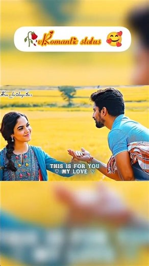 🥀 Best Romantic WhatsApp Status 🥰 | Heart Touching Love Moments 💖 #shorts