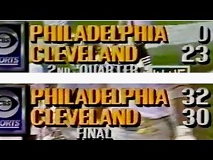Jim McMahon Turns in A McMasterpiece! (Eagles vs. Browns 1991, Week 11)
