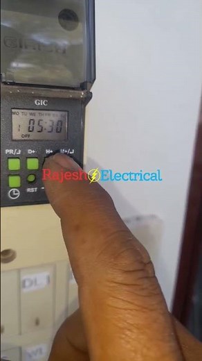 GIC Time switch Time setting | Rajesh Electrical