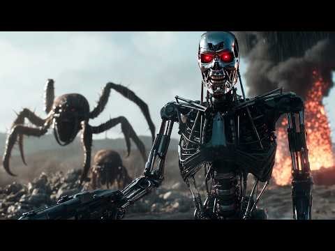 Battle of 3 armies for the island of spiders and volcanoes! [4k]