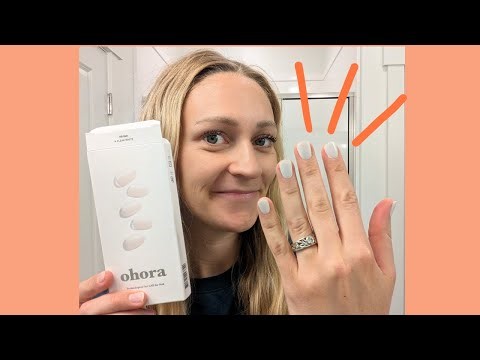 Ohora nails are the easiest long-lasting nails at home!