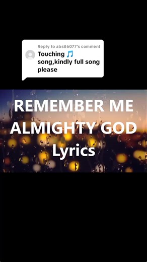 Remember Me Full Worship Song - Lyrics and Videos