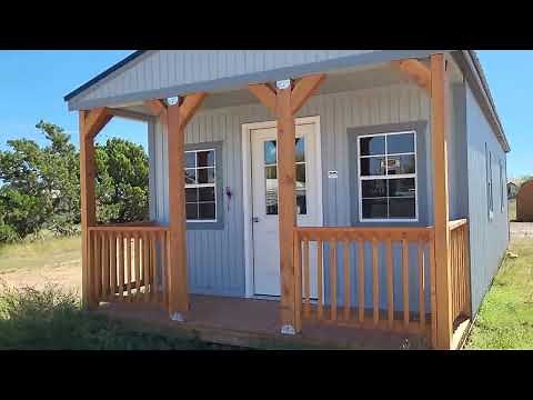 Cabin by Graceland Portable Buildings. A great option for the tiny home enthusiasts.
