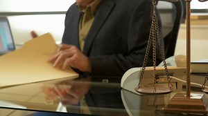 Lawyer Working In Modern Office Focus On Stock Footage SBV-304411579 - Storyblocks