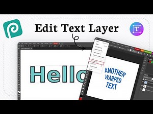 How to edit text in Photopea (Modify Text Layer)