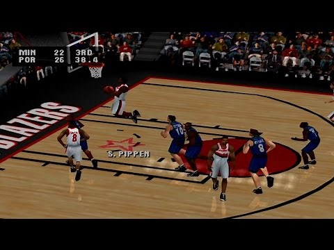 NBA Live 2001 Gameplay Exhibition Mode (PlayStation)