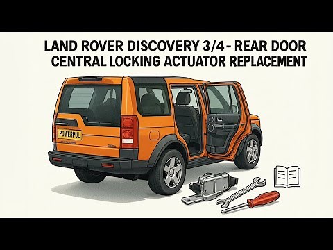 Land Rover Discovery 3 & 4 Rear Door Central Locking / Window Regulator Replacement