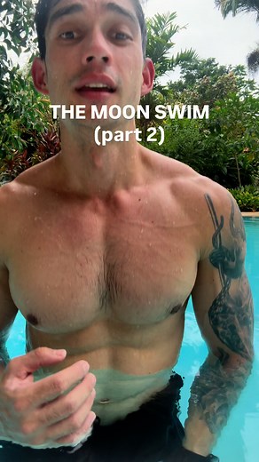 The Moon Swim (part 2) #swim #fitness #moonswim #moonswimchallenge | Oliver Moeller