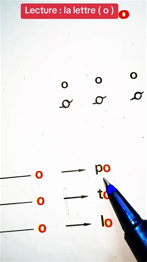Apprendre la lettre O en Côted'Ivoire