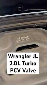 PCV Valve replacement Jeep Wrangler JL (4 Cylinder 2.0L Turbo) #PCV #Wrangler #Jeep #JL #2.0L