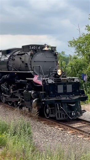 Union Pacific “Big Boy” #4014 - Wellsburg, NY #railfanning #bigboy4014 #steamtrain #newyorkstate