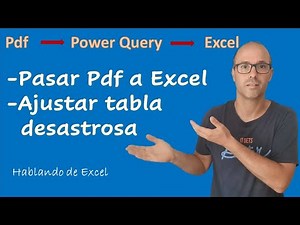 How to import PDFs and fix messy data with Power Query | Talking about Excel