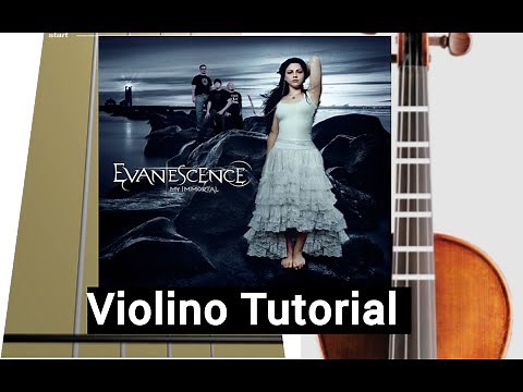 My immortal Evanescence Violin Tutorial