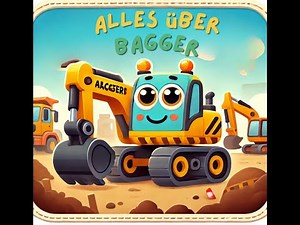 Alles über Bagger 🚜 | Erklärvideo für Kinder | Baggerarten & ihre Funktionen