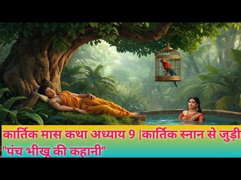कार्तिक मास कथा अध्याय 9 | पंच भीखू की कथा | Kartik Snan Mahatmya | Kartik Maas Ki Kahani