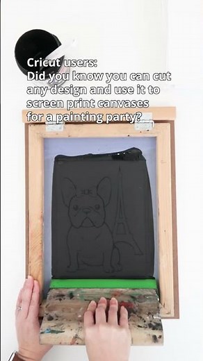 DIY Canvas Painting Party with Cricut