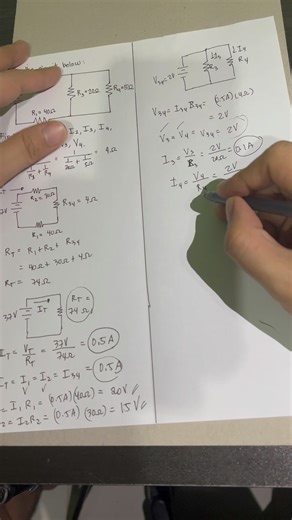 112K views · 2K reactions | Series-Parallel Resistors Watch also: Ohm’s Law https://www.facebook.com/share/v/1HgqHoePPk/?mibextid=wwXIfr Series Resistors https://www.facebook.com/share/v/16jRqR4AmU/?mibextid=wwXIfr Parallel Resistors https://www.facebook.com/share/v/1E9CCagmYc/?mibextid=wwXIfr #enginerdmath #math | Enginerdmath | Facebook
