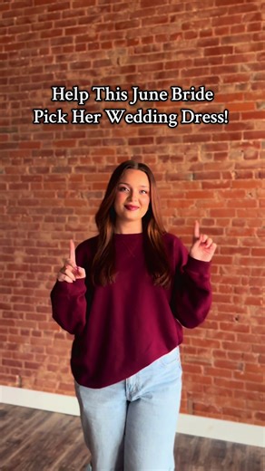 Help this June bride pick your wedding dress! 👰🏻‍♀️ 💍 #wildrosebridal #wedding #june #dresses #bride