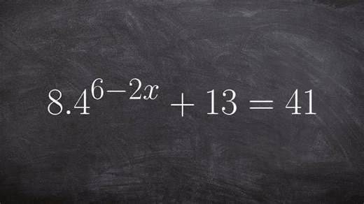 Solving exponential equations