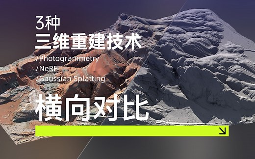 三维重建哪家强 Photogrammetry /NeRF/Gaussian Splatting