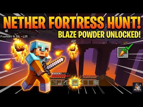 SURVIVING THE FORTRESS! (We Found Blazes!) 🔥