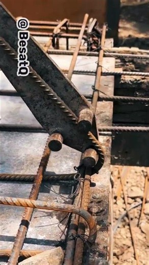 How to Bend Rebar Hooks with a Manual Rebar Bender | Construction Tool Explained