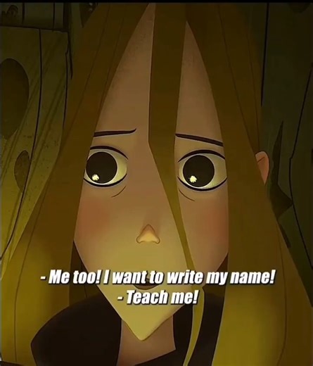 Alva teaches how to write | #Klaus #netflix #trending #christmas #newyear #animationshorts