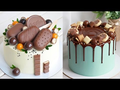 Easy Chocolate Birthday Cake Recipes | Yummy Yummy | So Yummy Chocolate Cake Decorating Ideas
