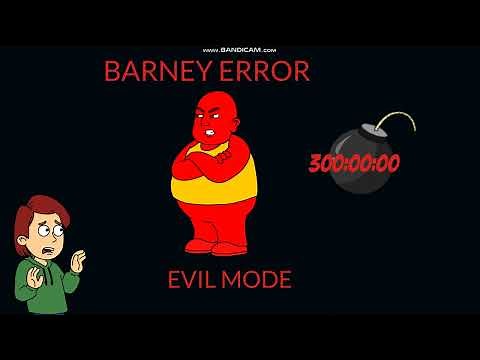 Boris gets a barney error (HAPPY THANKSGIVING!!!!!)