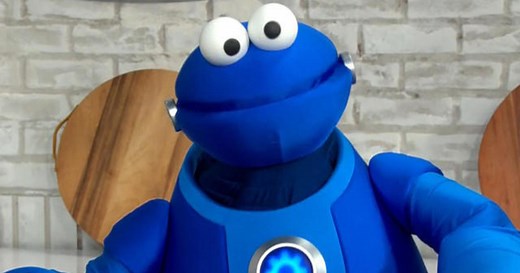 "CBS Mornings" reveals new "Sesame Street" muppet, Mecha Cookie