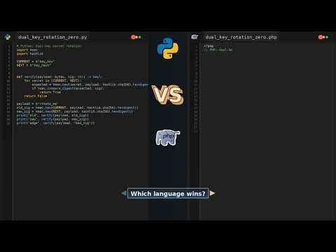 Python vs PHP Dual-Key Rotation: Zero Downtime #ops