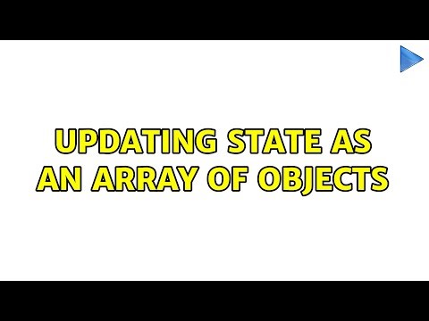 Updating state as an array of objects (2 Solutions!!)