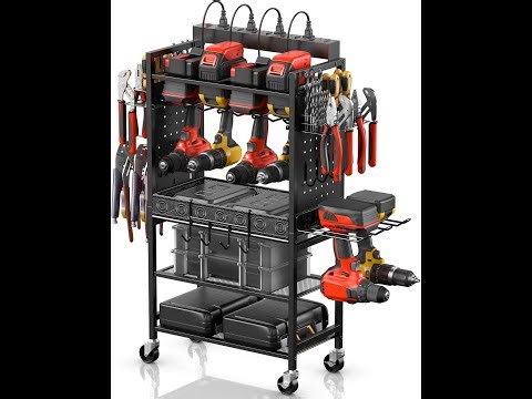 CCCEI: Mobile Tool Cart & Charger Review - Pros & Cons - Power Tool Organizer Cart