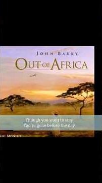 Dana Winner Stay with Me Till the Morning (lyrics )Out of Africa (ost)