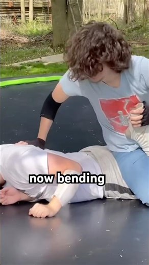 Leg Bending Maneuver OMG WWE Moves Trampoline *Fake Body* #funny #wwe #wwewrestler #wrestlingmove
