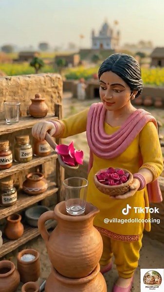 Miniature Village Cooking ASMR: Tiny Food