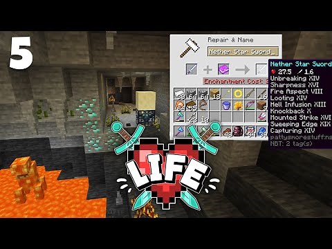 X Life: Mining for Super OP Gear | Minecraft Modded SMP [Episode 5]