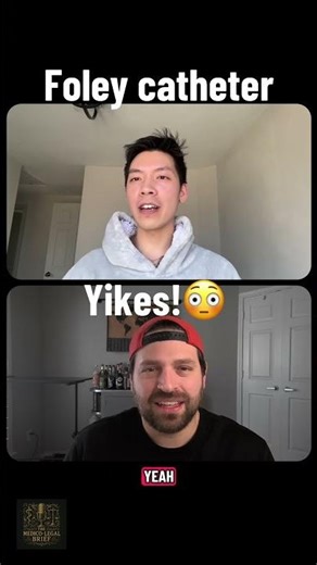 Foley catheter experience 😳. #podcast #medical #medicaleducation #foley