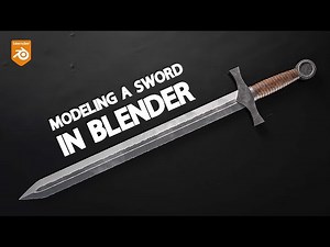 How to model a sword in Blender