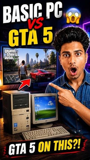 DAY 271 🔥 Can a BASIC PC Run GTA 5? 😱 GTA 5 on Low-End PC Test!