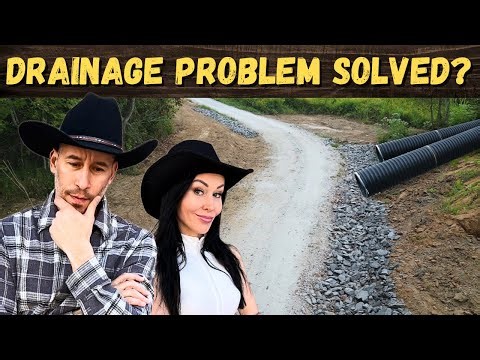 Fixing a Gravel Road Drainage Problem to Prevent Washouts