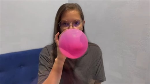 ASMR - only Pink BALLOONS - BLOWING - pop, tap - 🎈💕