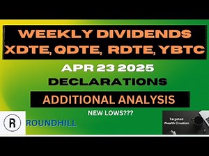 Why Weekly Dividend Payments Are EXPLODING Right Now! ROUNDHILL XDTE QDTE & RDTE